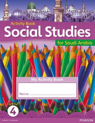 Cover of KSA Social Studies Activity Book - Grade 4