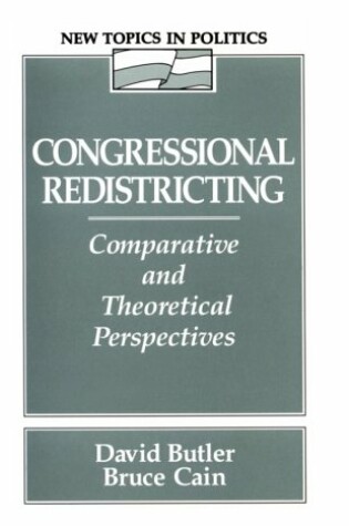 Cover of Congressional Redistricting: Comparative and Theoretical Perspectives