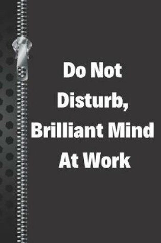 Cover of Do Not Disturb, Brilliant Mind at Work