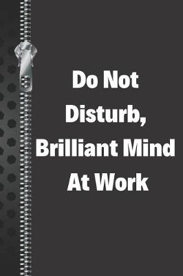 Book cover for Do Not Disturb, Brilliant Mind at Work