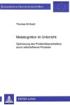 Book cover for Metakognition Im Unterricht: