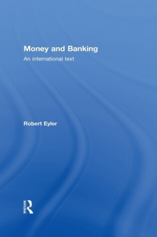 Cover of Money and Banking