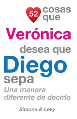 Book cover for 52 Cosas Que Verónica Desea Que Diego Sepa