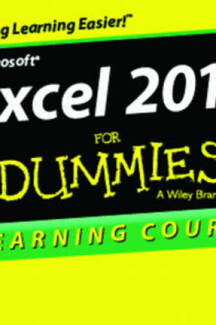 Cover of Excel 2013 for Dummies Elearning Course (Basics) - Digital Only (12 Month)