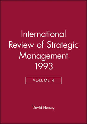 Book cover for International Review of Strategic Management 1993, Volume 4