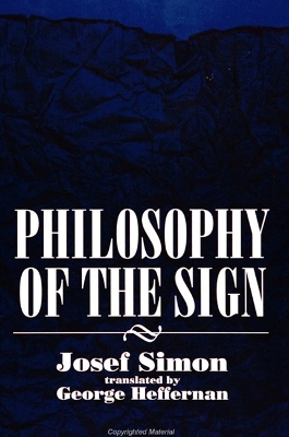 Book cover for Philosophy of the Sign