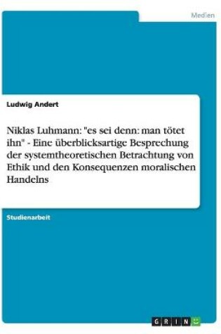 Cover of Niklas Luhmann