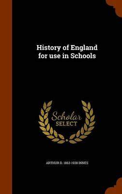 Book cover for History of England for Use in Schools