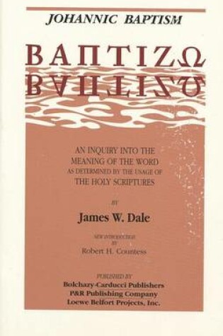 Cover of Johannic Baptism