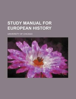 Book cover for Study Manual for European History