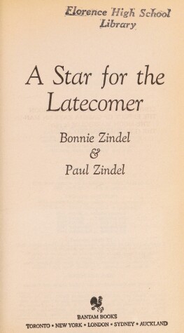 Book cover for Star for Latecomers