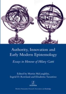 Book cover for Authority, Innovation and Early Modern Epistemology