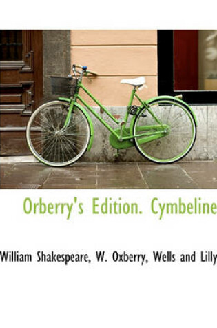 Cover of Orberry's Edition. Cymbeline