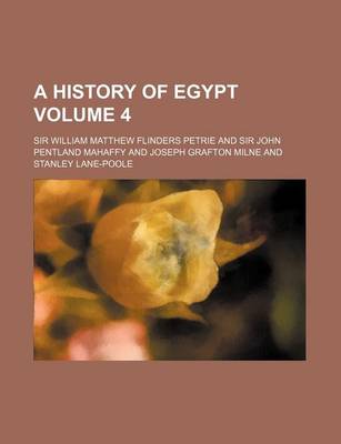 Book cover for A History of Egypt Volume 4