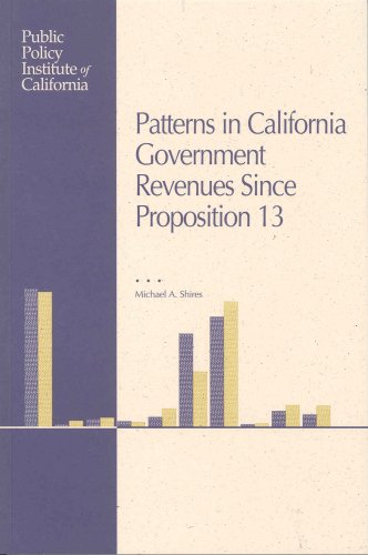 Book cover for Patterns in California Government Revenues Since Proposition 13