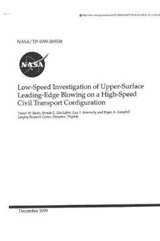 Cover of Low-Speed Investigation of Upper-Surface Leading-Edge Blowing on a High-Speed Civil Transport Configuration