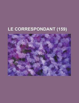 Book cover for Le Correspondant (159)