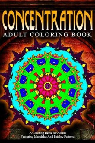 Cover of CONCENTRATION ADULT COLORING BOOKS - Vol.16