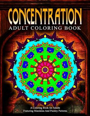 Book cover for CONCENTRATION ADULT COLORING BOOKS - Vol.16