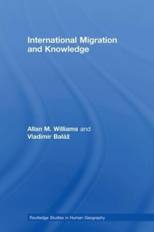 Cover of International Migration and Knowledge