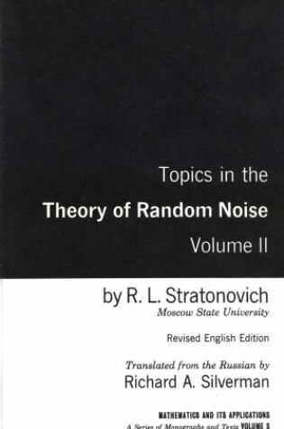 Cover of Topics In the Theory of Random Noise, Volume 2