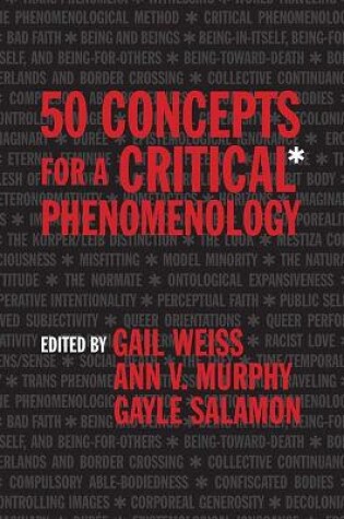 Cover of 50 Concepts for a Critical Phenomenology