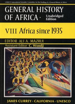 Book cover for General History of Africa volume 8 [pbk unabridged]