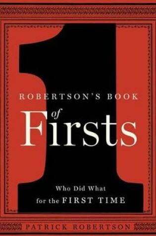 Cover of Robertson's Book of Firsts