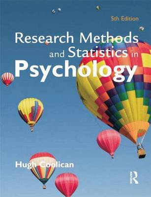 Cover of Research Methods and Statistics in Psychology, Fifth Edition
