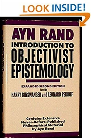 Cover of Rand Ayn : Intro. to Objectivist Epistemology(Hbk)