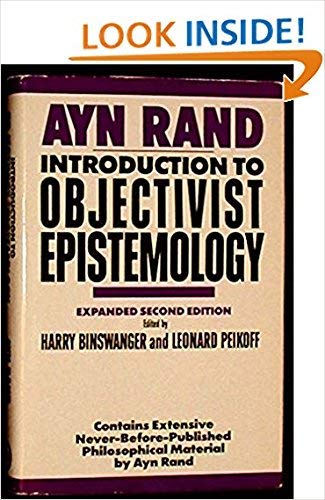 Book cover for Rand Ayn : Intro. to Objectivist Epistemology(Hbk)