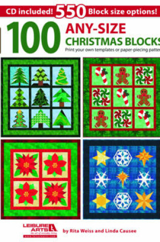 Cover of 100 Any-Size Christmas Blocks