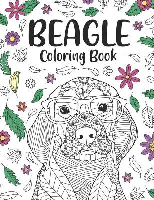 Book cover for Beagle Coloring Book