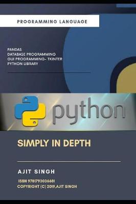 Book cover for Python Simply In Depth