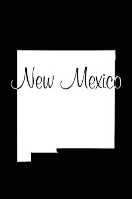 Book cover for New Mexico - Black Lined Notebook with Margins