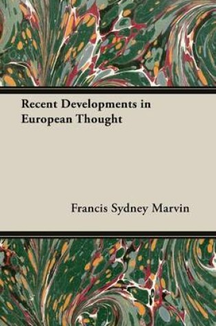 Cover of Recent Developments in European Thought