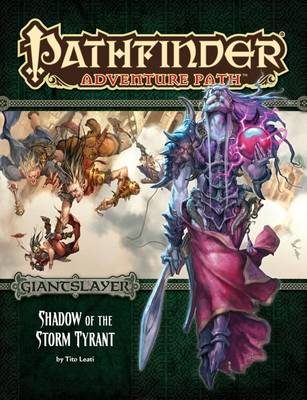 Book cover for Pathfinder Adventure Path: Giantslayer Part 6 - Shadow of the Storm Tyrant