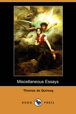 Book cover for Miscellaneous Essays (Dodo Press)