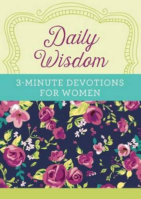 Book cover for Daily Wisdom: 3-Minute Devotions for Women