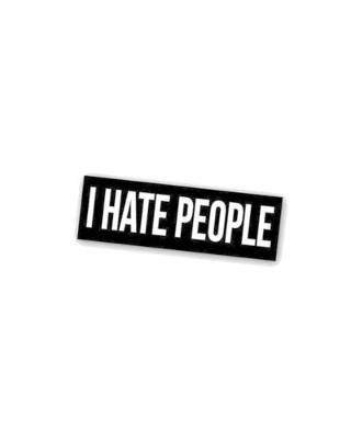 Book cover for I Hate People