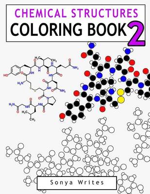 Book cover for Chemical Structures Coloring Book 2