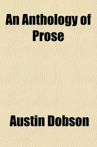 Cover of An Anthology of Prose