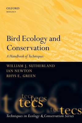 Book cover for Bird Ecology and Conservation: A Handbook of Techniques