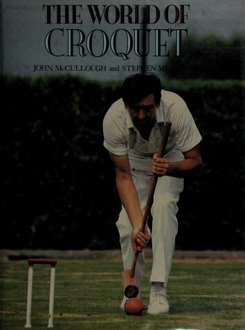 Book cover for The World of Croquet