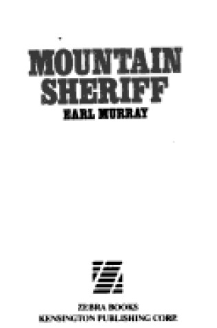 Cover of Mountain Sheriff