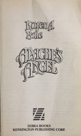 Book cover for Apache's Angel