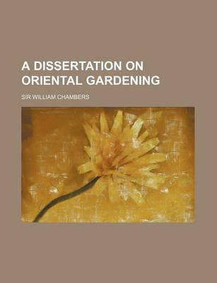 Book cover for A Dissertation on Oriental Gardening