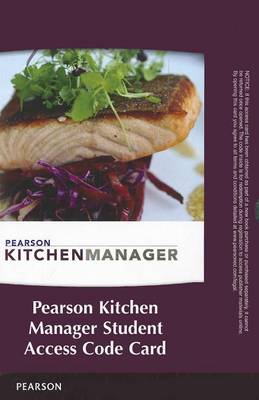 Book cover for Pearson Kitchen Manager -- Access Code Card