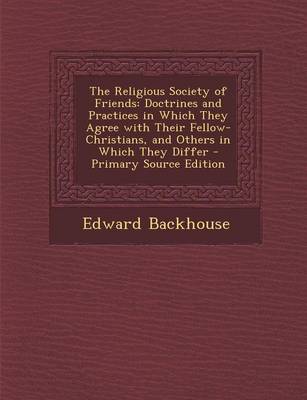 Book cover for The Religious Society of Friends