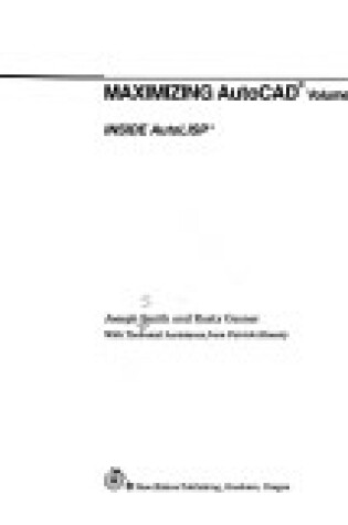 Cover of Maximizing AutoCAD